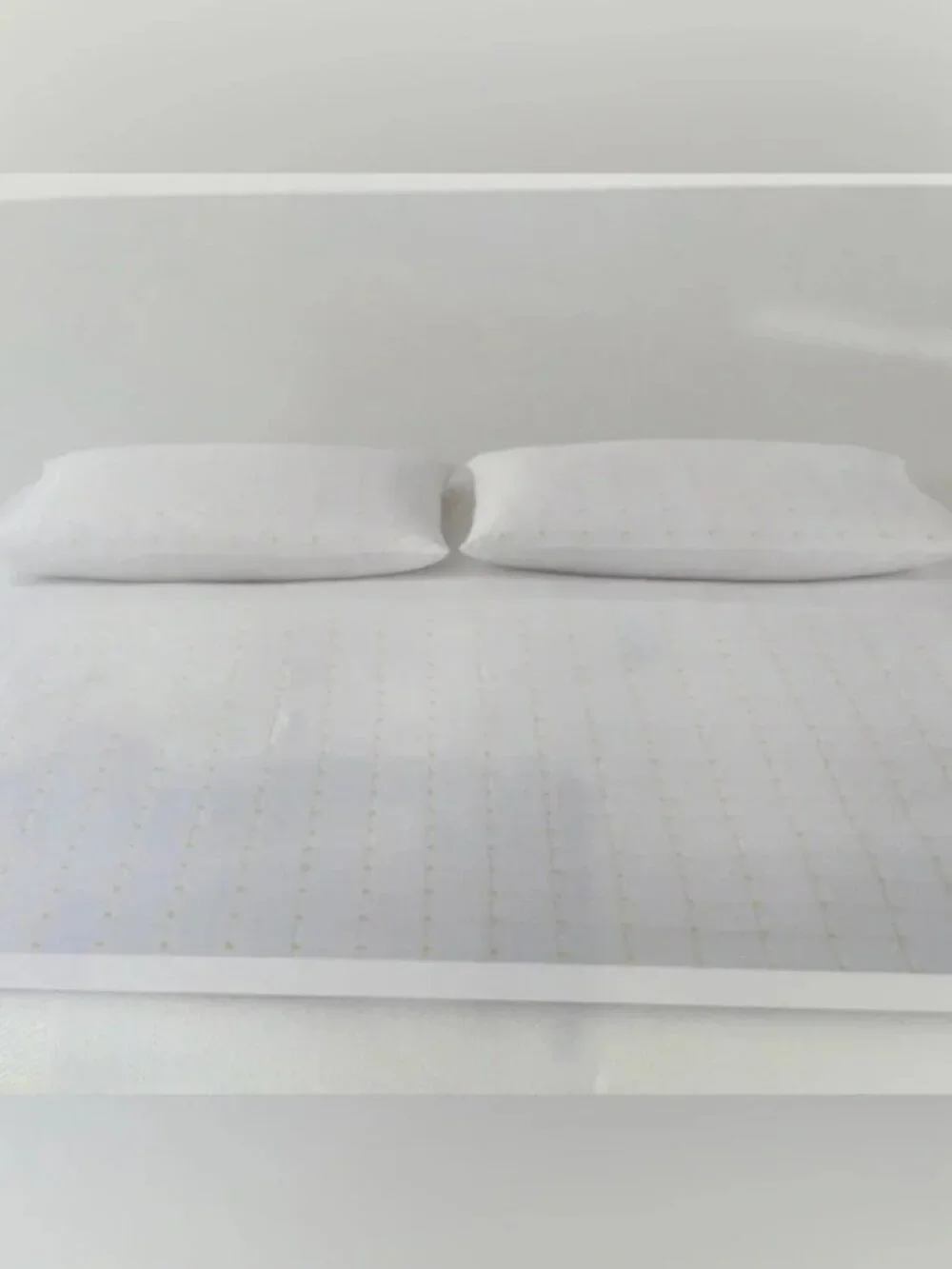 Luxury Home Edith Woven Grid 1x KING SHAM 100% Cotton
